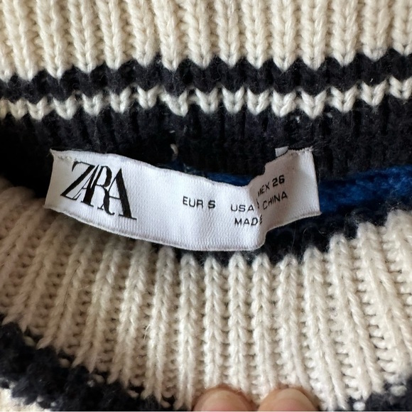 Zara Multicolor Striped Knit vest and pant set - Picture 7 of 11